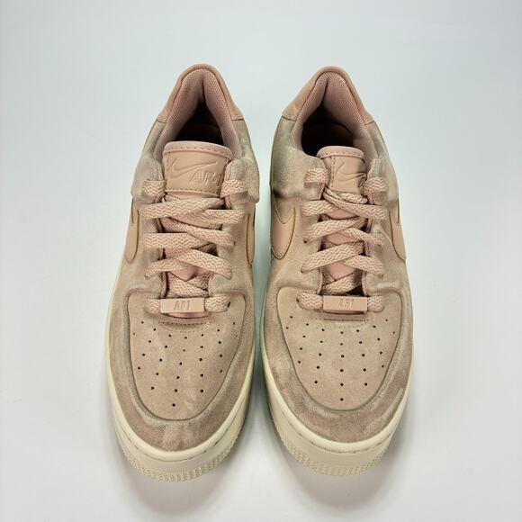 Nike Air Force 1 Sage Low Pink Suede Platform Shoes AR5339-201 Women’s Size 7 - Picture 3 of 10
